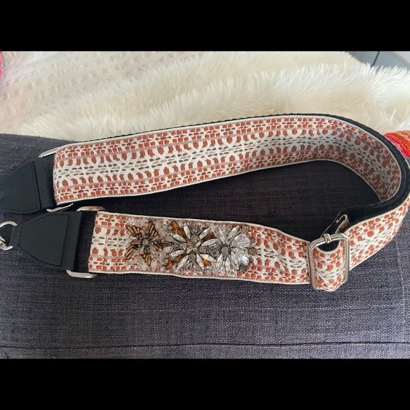 Accessories - NWT Rebecca Minkoff Jewel Stud Jacquard Handbag Guitar Strap